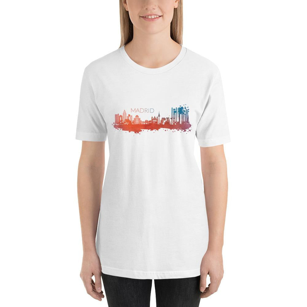 Madrid Skyline Half Sleeve T-Shirt — detail view 5