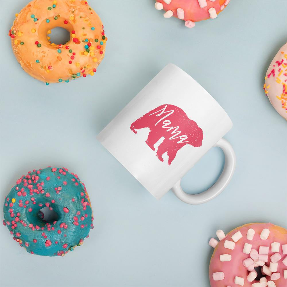 Mama Bear Coffee Mug — back view