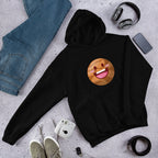 Mars Cartoon Unisex Hooded Sweatshirt — Black