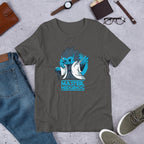 Master Hedgehog Half Sleeve T-Shirt — Charcoal
