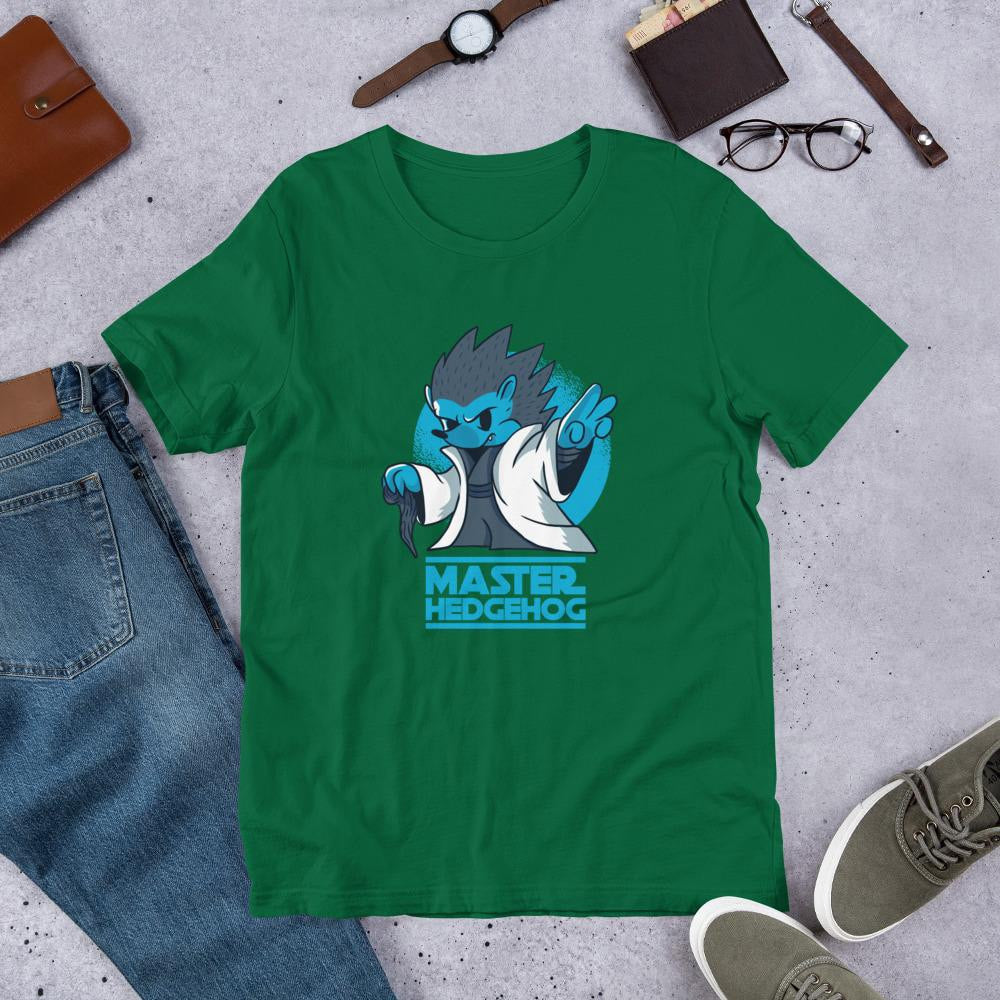 Master Hedgehog Half Sleeve T-Shirt — Green