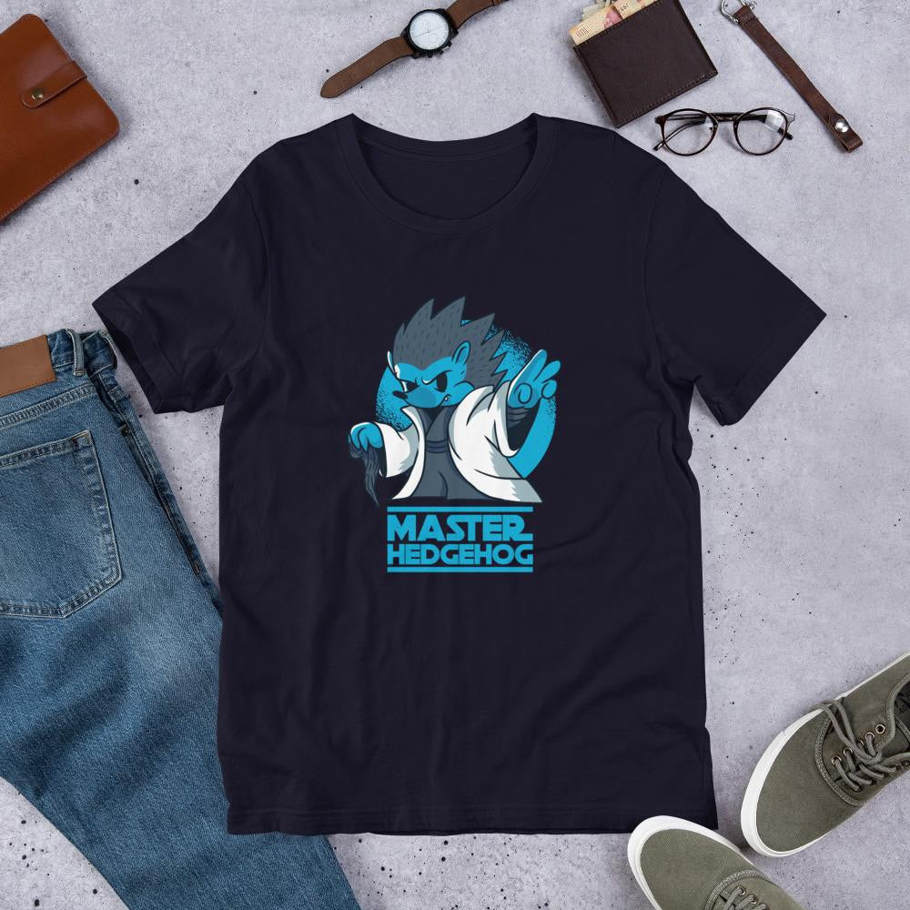 Master Hedgehog Half Sleeve T-Shirt — Navy