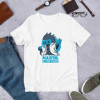 Master Hedgehog Half Sleeve T-Shirt — White