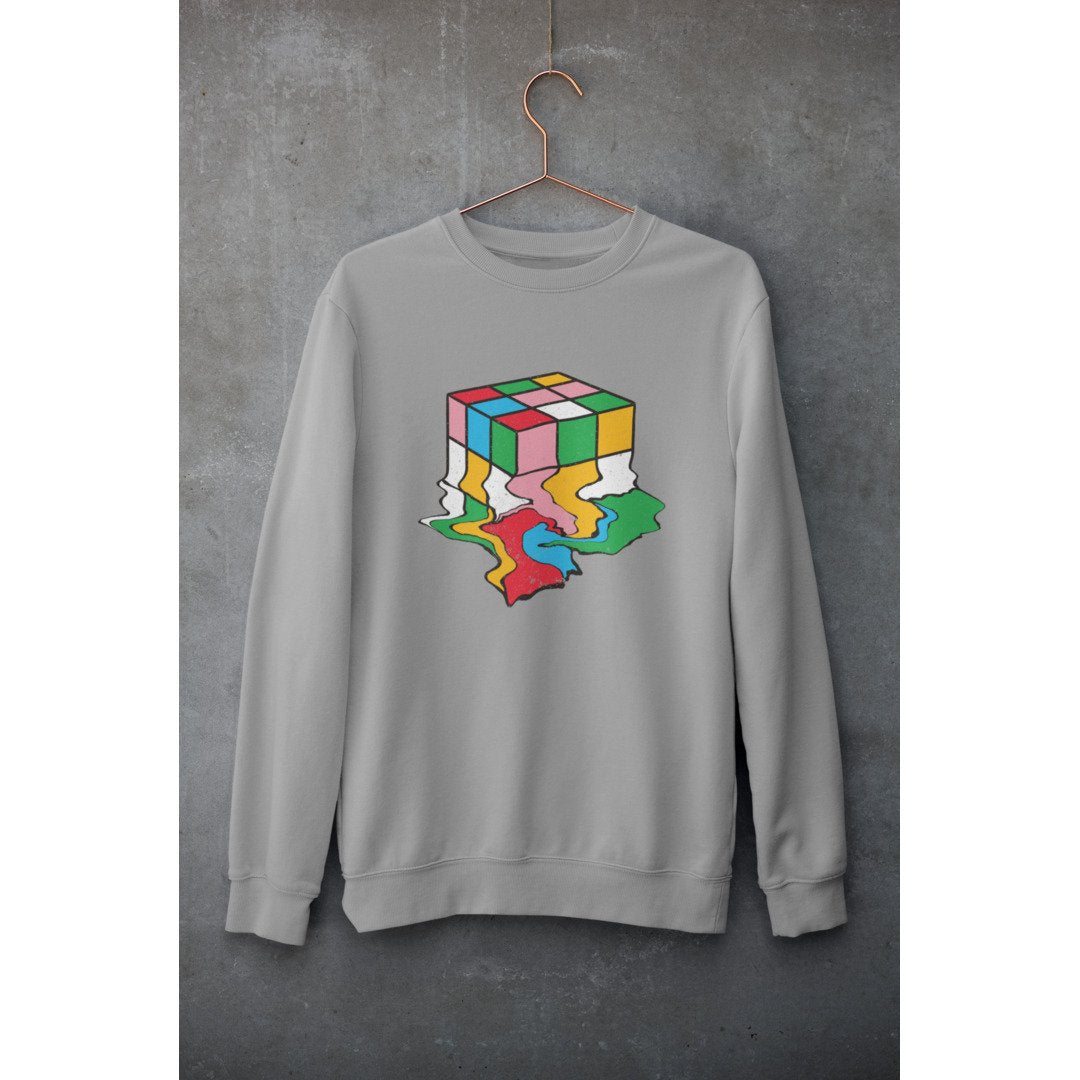 Melting Cube Unisex Sweatshirt