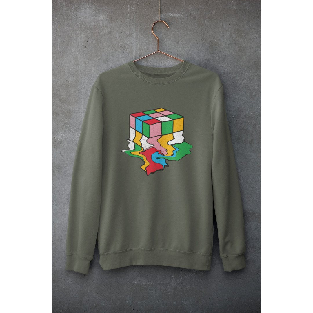 Melting Cube Unisex Sweatshirt