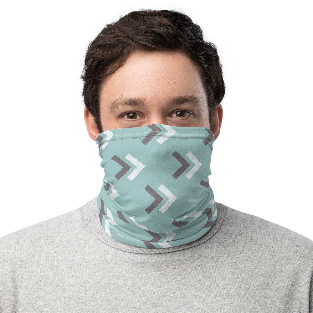 Mint Arrows Neck Gaiter