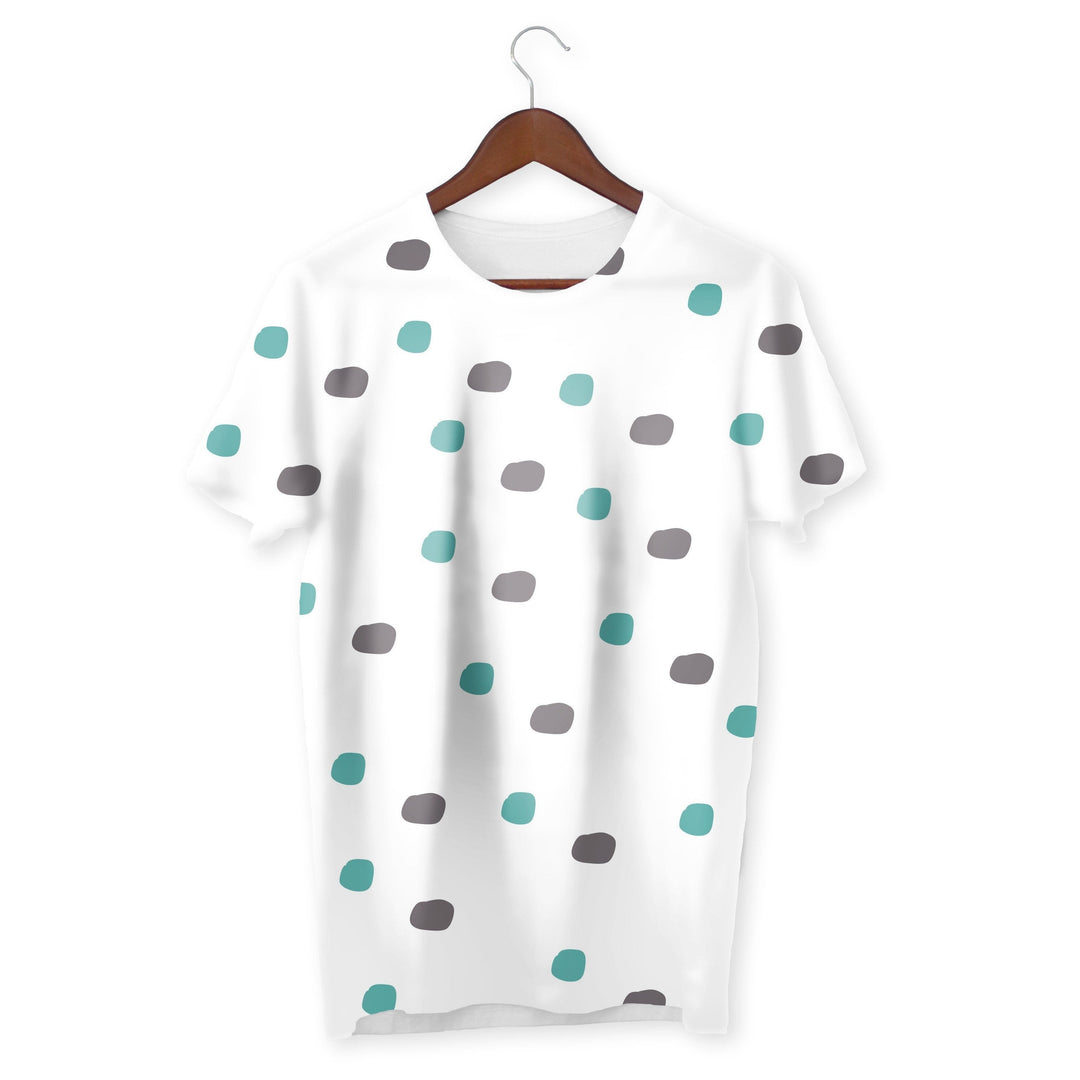 Minted Dots Pattern T-Shirt