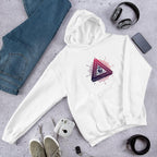 Mystic Eye Unisex Hooded Sweatshirt — White