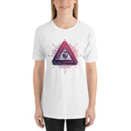 Mystic Eye Half Sleeve T-Shirt — White