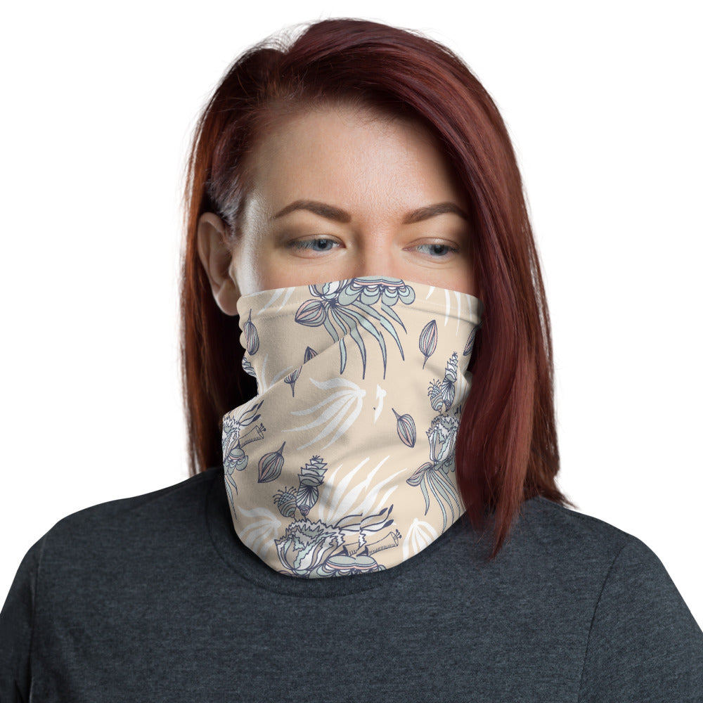 Misty Morning Floral Neck Gaiter #Vibrant