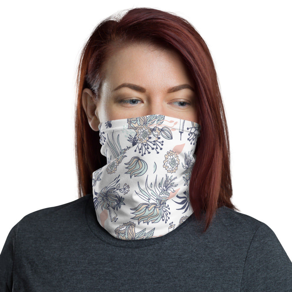 Misty Morning Floral Neck Gaiter #Peace