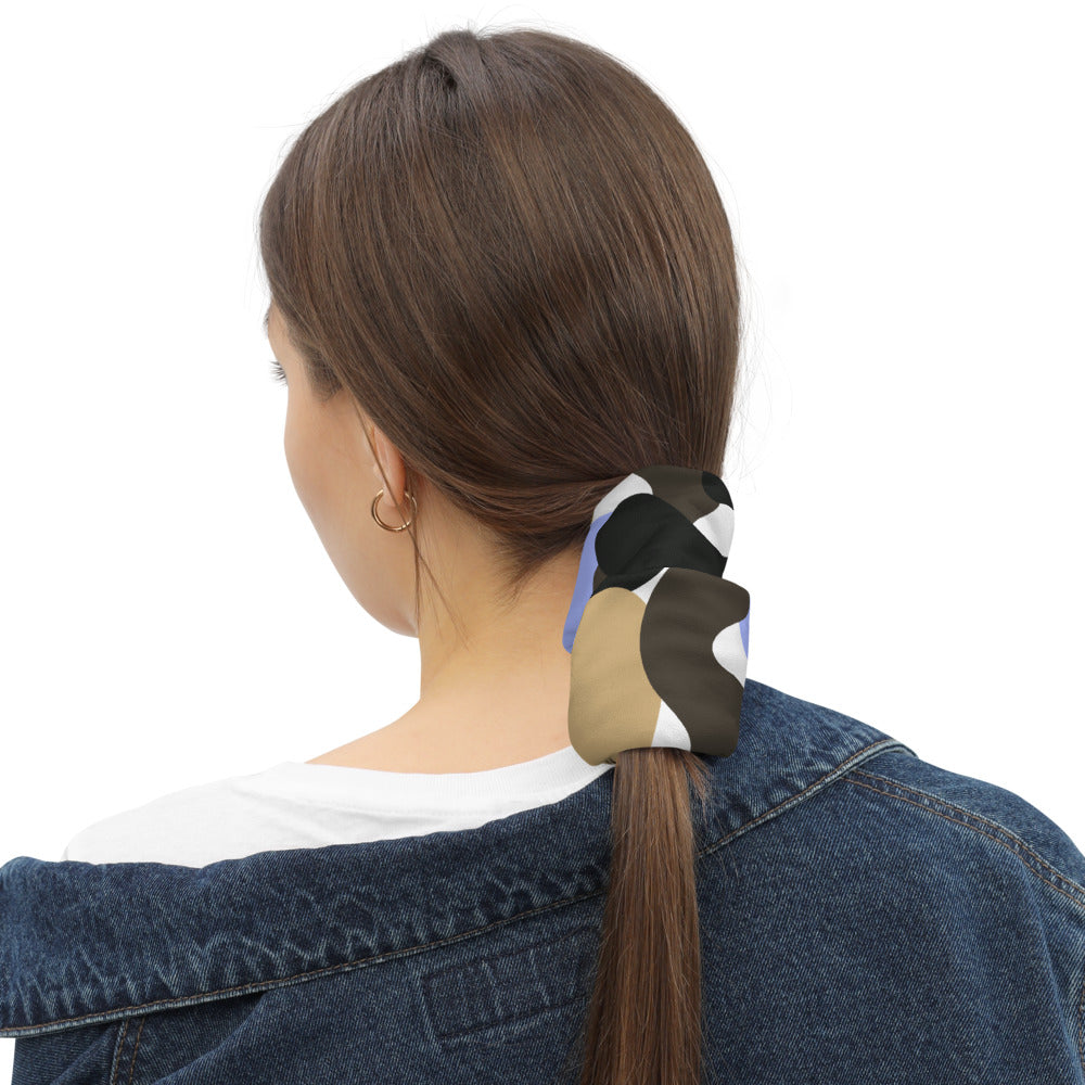 Modern Shape Pattern Neck Gaiter #Coffee