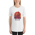 Moscow Russia Half Sleeve T-Shirt — back view