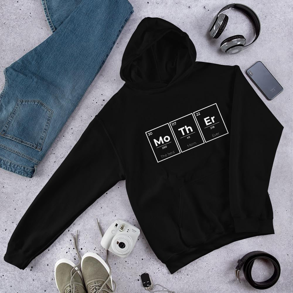 Mother Elements Unisex Hooded Sweatshirt — Black