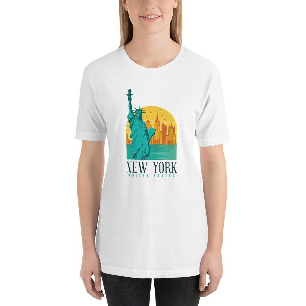 New York City Half Sleeve T-Shirt — back view