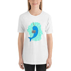 Unicorn Whale Half Sleeve T-Shirt — detail view 10