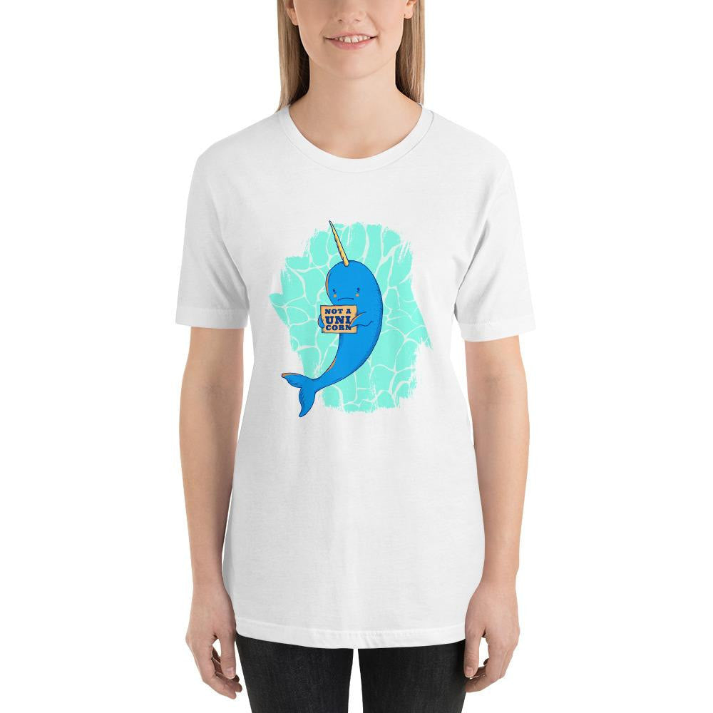 Unicorn Whale Half Sleeve T-Shirt — detail view 10