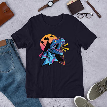 Neon Dino Half Sleeve T-Shirt