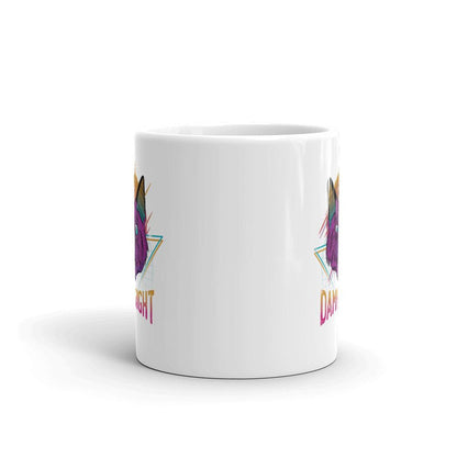 Neon Cat Coffee Mug