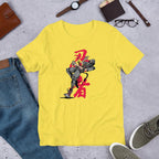 Ninja Half Sleeve T-Shirt — Yellow