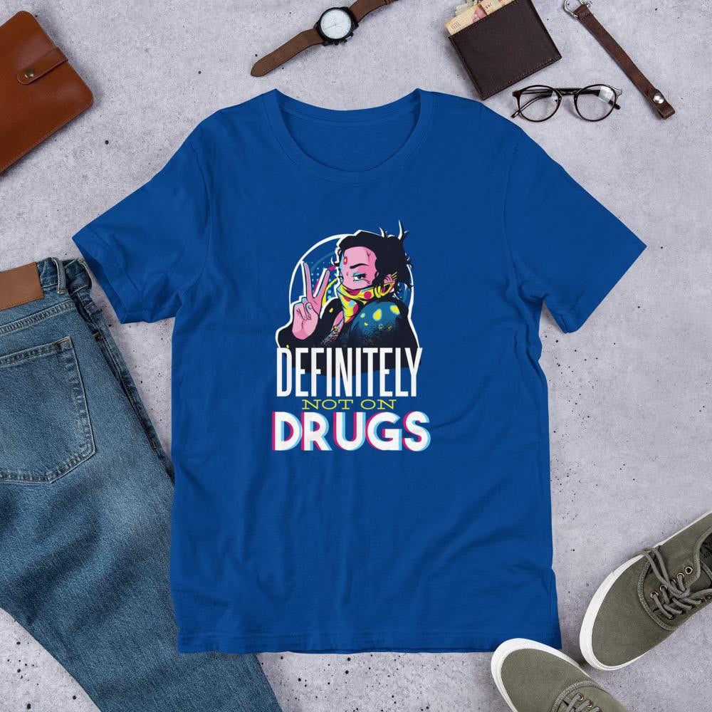 Not On Drugs Half Sleeve T-Shirt