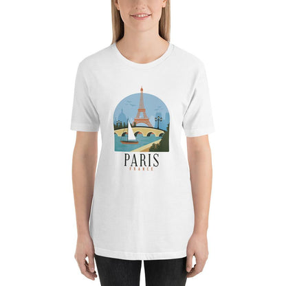 Paris France Half Sleeve T-Shirt