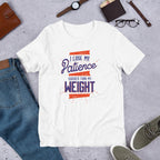 Lost Patience Half Sleeve T-Shirt — White