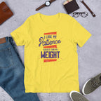 Lost Patience Half Sleeve T-Shirt — Yellow