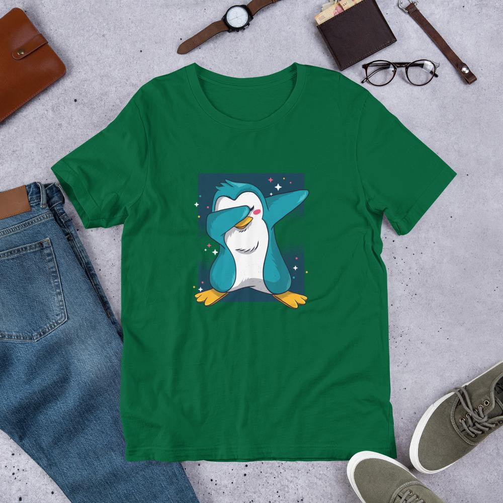 Penguin Dab Half Sleeve T-Shirt — Green