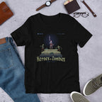 Pixel Arcade Half Sleeve T-Shirt — Black