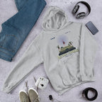 Pixel Arcade Unisex Hooded Sweatshirt — Grey