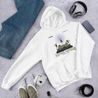 Pixel Arcade Unisex Hooded Sweatshirt — White