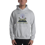 Pixel Arcade Unisex Hooded Sweatshirt — detail view 2