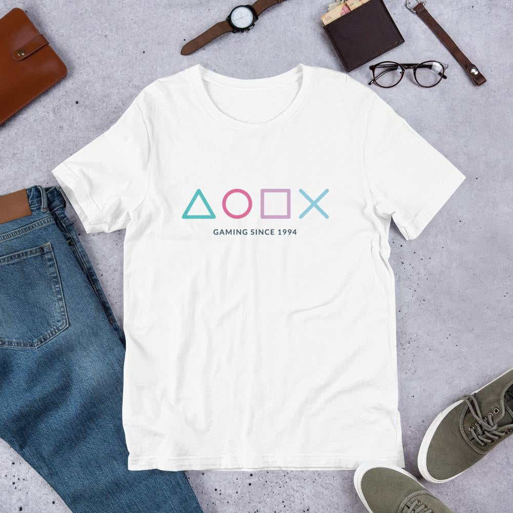 Gaming Since Half Sleeve T-Shirt — front view