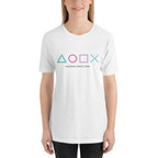 Gaming Since Half Sleeve T-Shirt — White