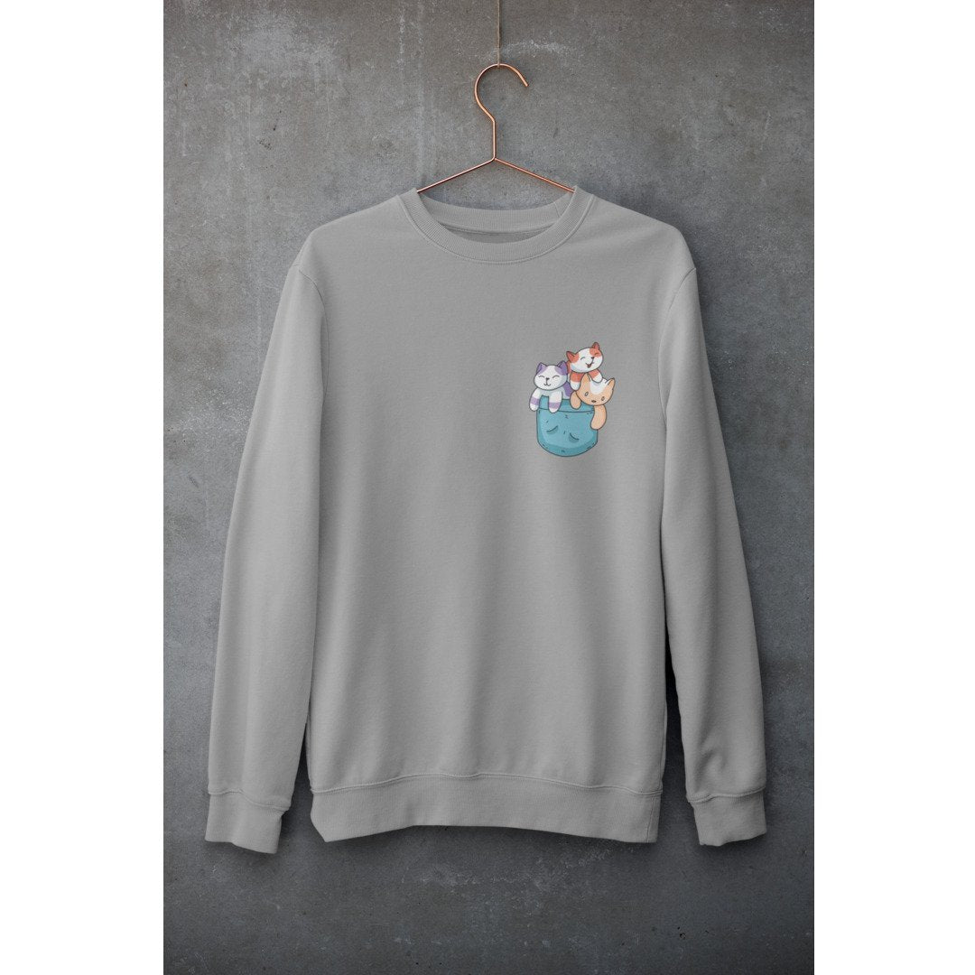 Pocket Cats Unisex Sweatshirt