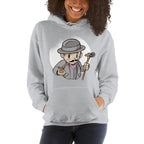 Poirot Kid Unisex Hooded Sweatshirt — detail view 3