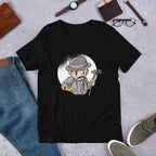 Poirot Kid Half Sleeve T-Shirt — Black
