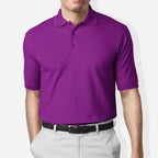 Plain Polo T-Shirts — Purple