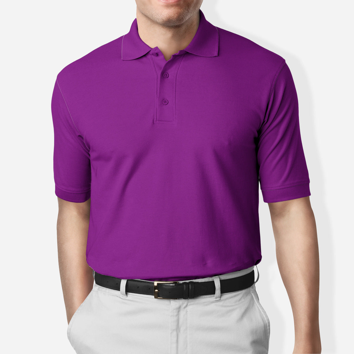 Plain Polo T-Shirts