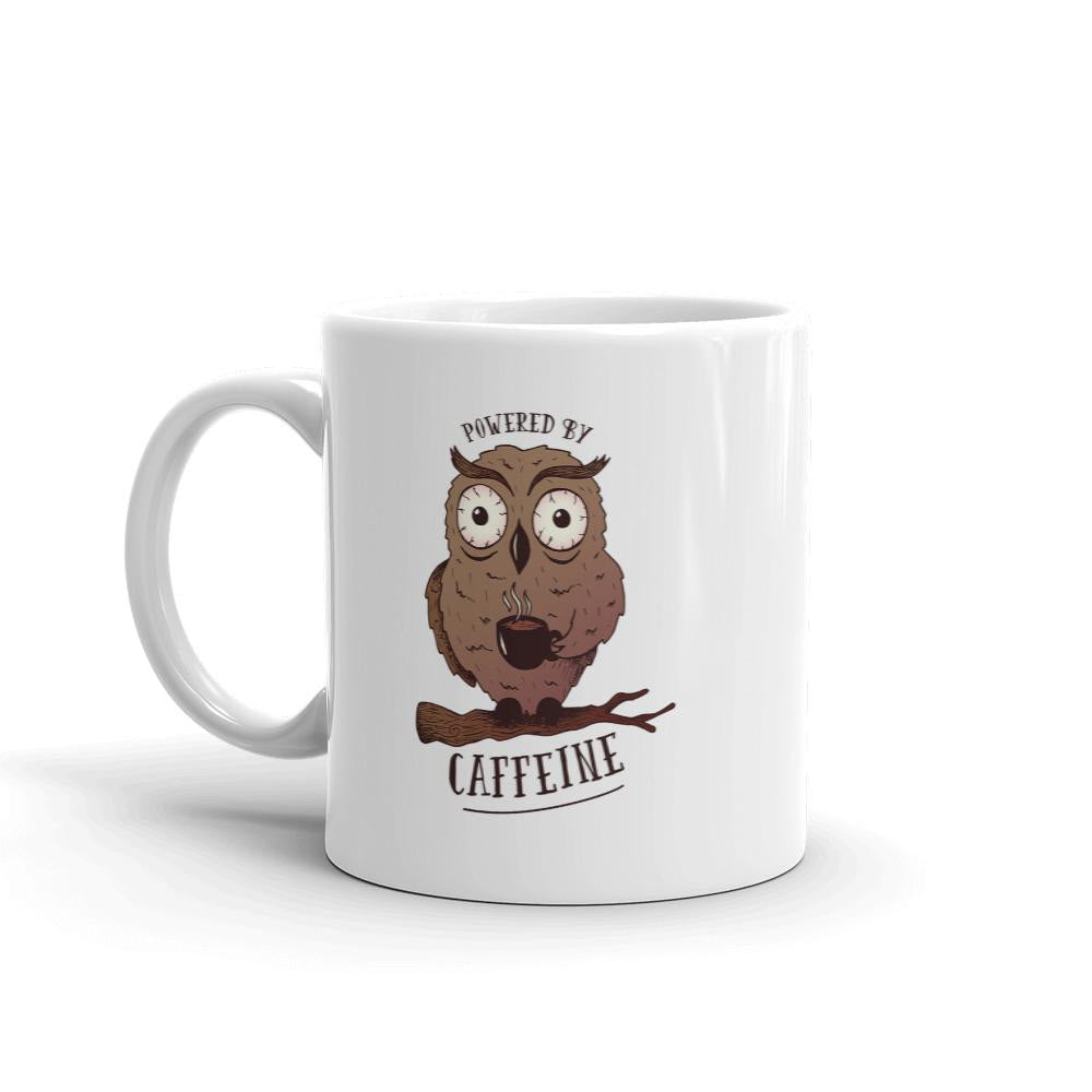 Powered by Caffeine Coffee mug