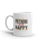 Pretending Happy Coffee Mug — detail view 3