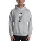 Punk Guitar Unisex Hooded Sweatshirt — detail view 2
