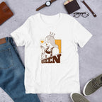 Queen Half Sleeve T-Shirt — White