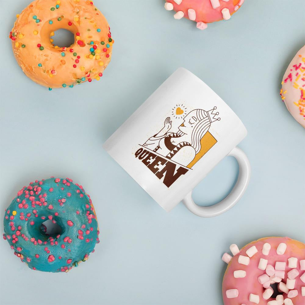 Queen Coffee Mug — back view