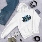 Funny Weekend Unisex Hooded Sweatshirt — White