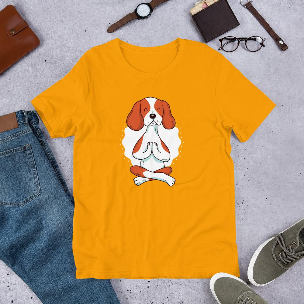 Dog Yoga Half Sleeve T-Shirt
