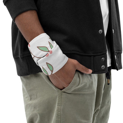 Leaves & Red Floral Neck Gaiter