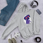 Cool Shady Dog Unisex Hooded Sweatshirt — Grey