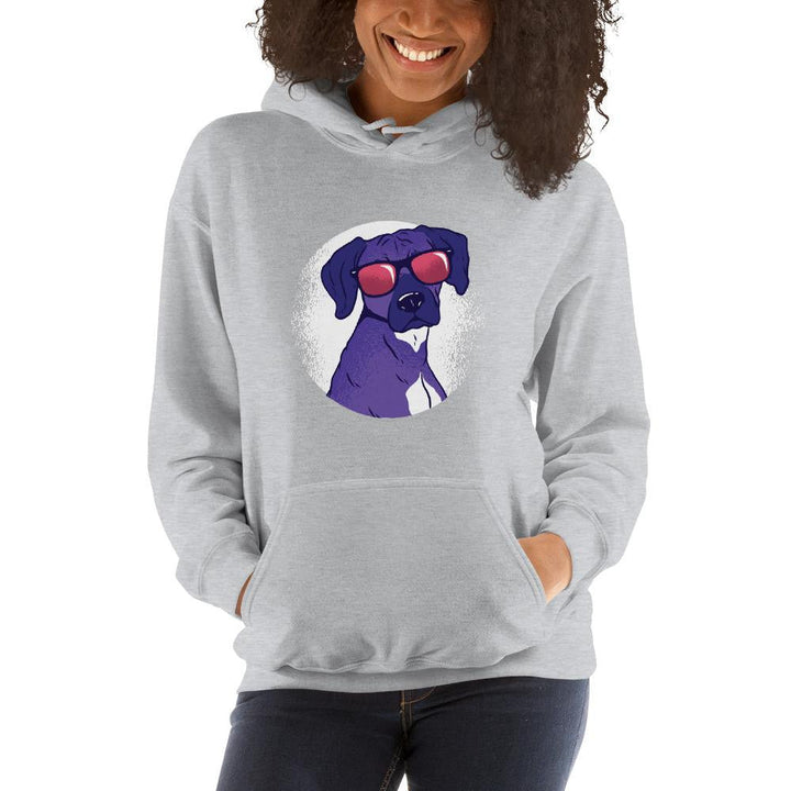 Cool Shady Dog Unisex Hooded Sweatshirt